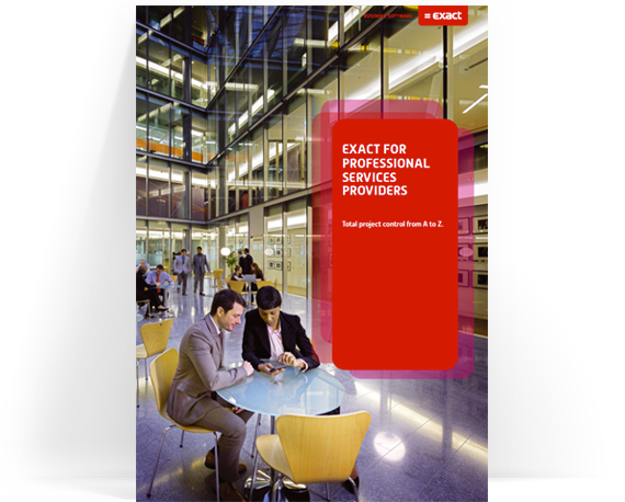Brochure: Exact for Project Management