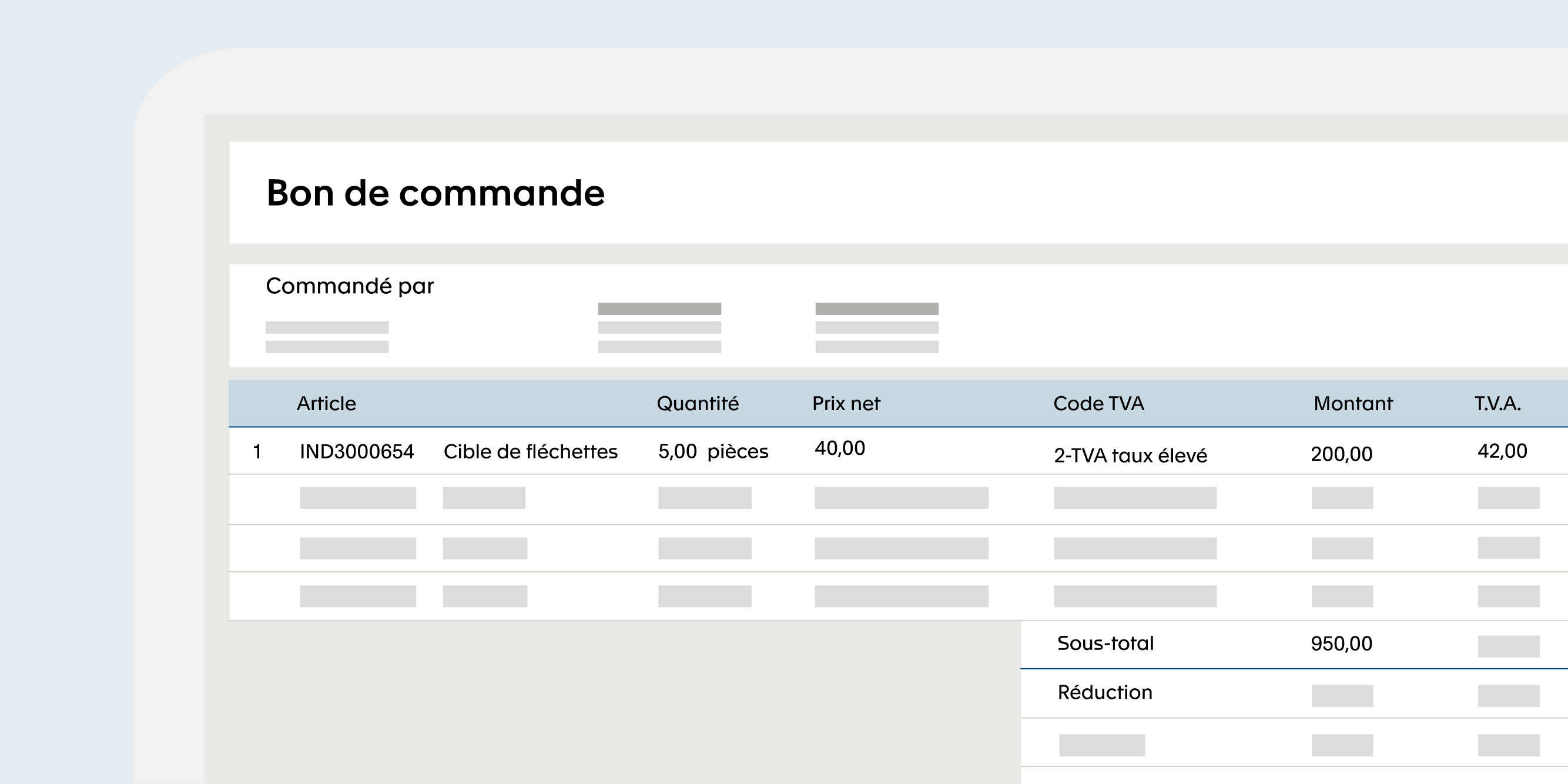 Gestion des ventes