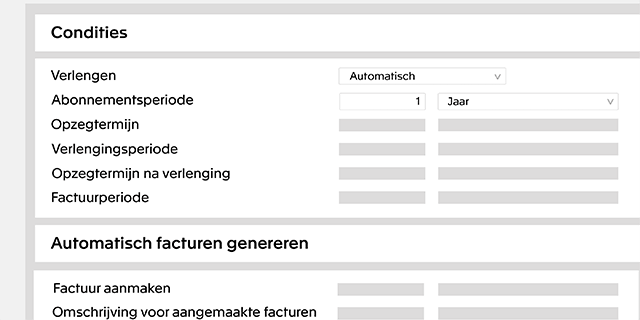 Abonnementenbeheer