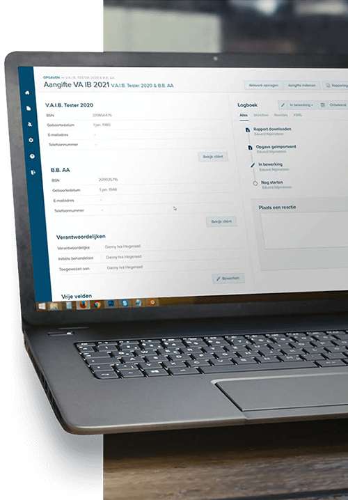 Laptop - Fiscale aangifte software
