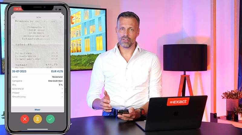 Bekijk de Exact SRXP demo