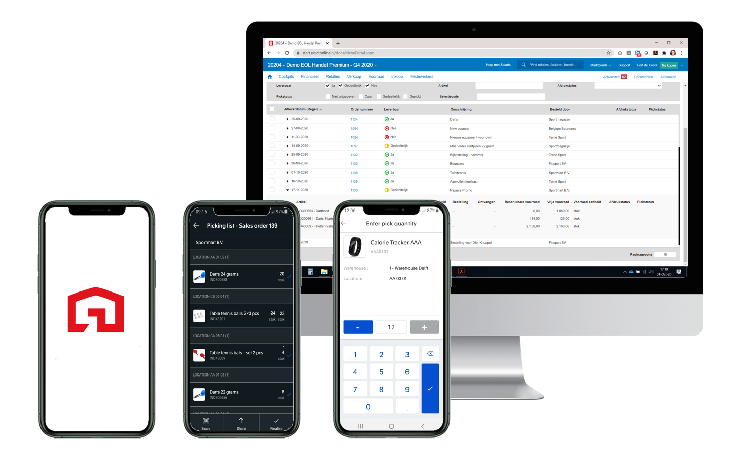 Digital order picking