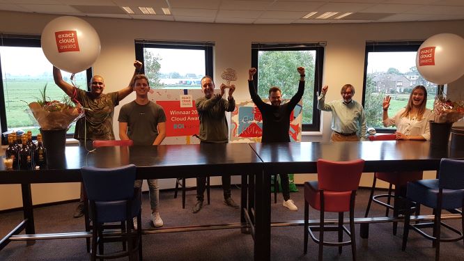 winnaar exact cloud award 2020 ROI financials