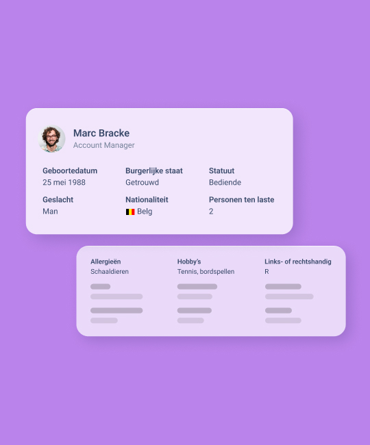 Officient Onboarding Persoonlijke Informatie