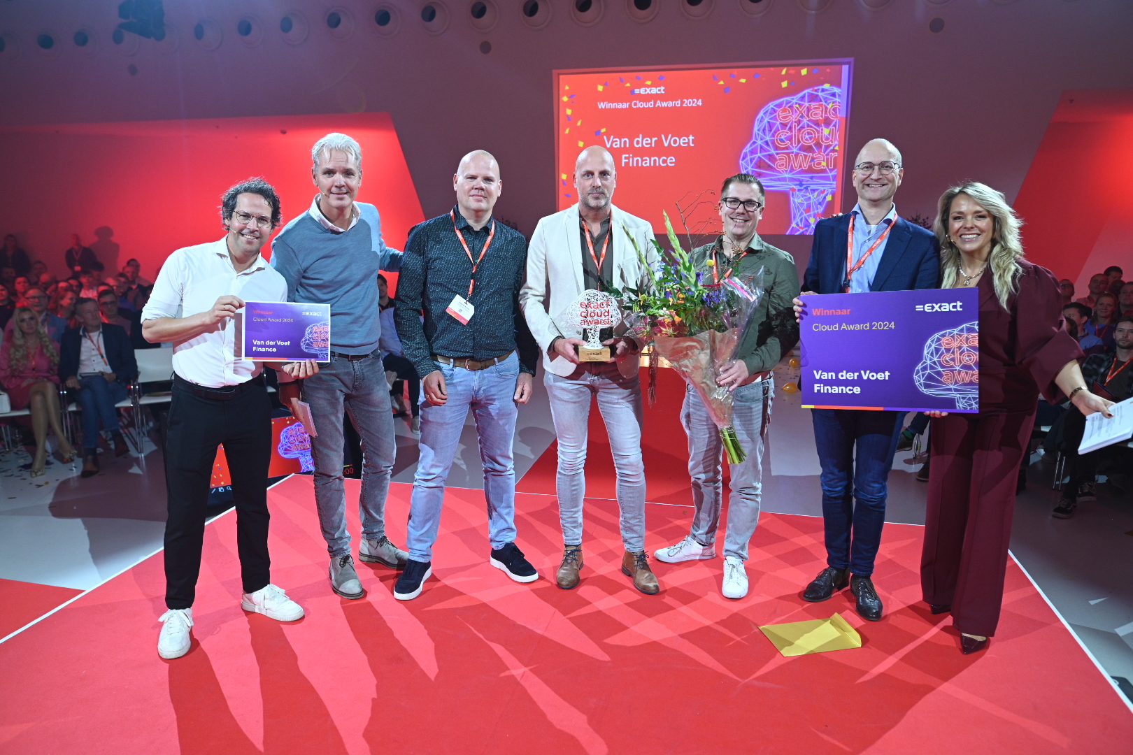 winnaar exact cloud award 2023 Van Wezel