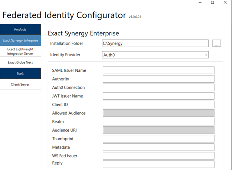 Federated Identity binnen PSA
