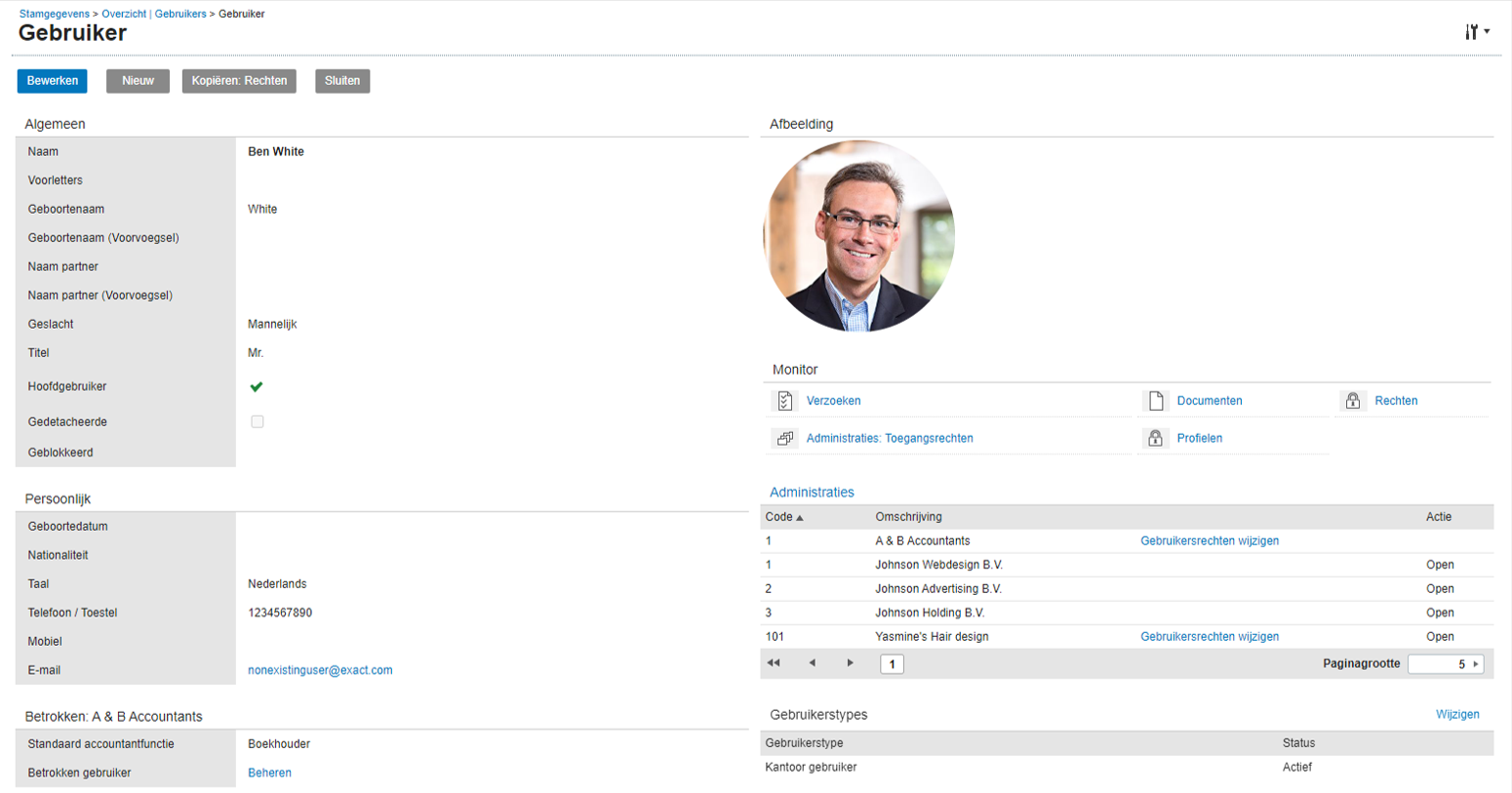 Exact Online Accountancy