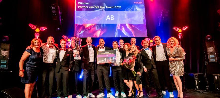 Partners nemen felbegeerde Exact awards in ontvangst tijdens feestelijke liveshow 