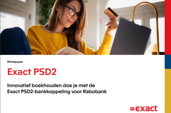 Innovatief boekhouden doe je met de Exact PSD2-bankkoppeling voor Rabobank