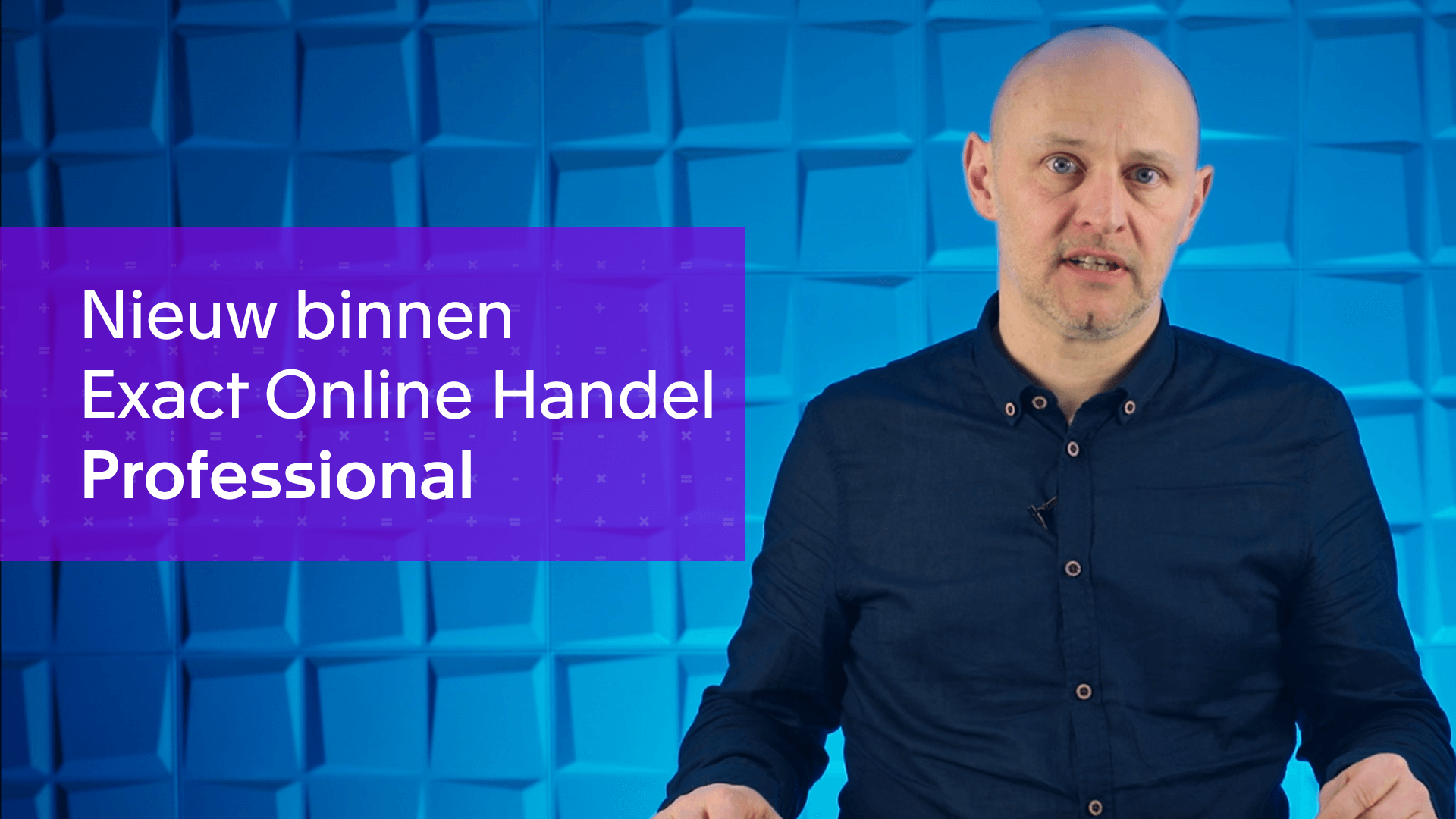 Nieuw binnen Exact Online Handel Professional