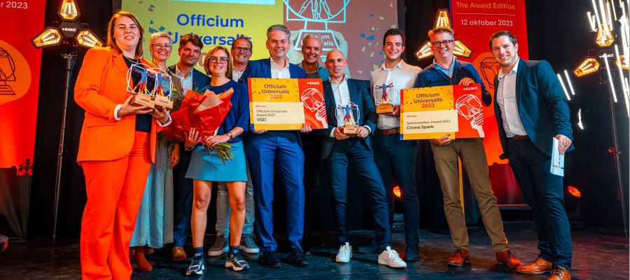 Exact décerne les Officium Universalis Awards : les entrepreneurs particulièrement satisfaits de leur collaboration avec les bureaux comptables