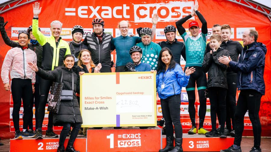 Exact zet zich in voor Make-A-Wish en haalt €22.802 op voor hartenwensen van kinderen!
