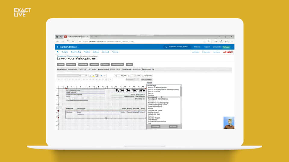 Exact Live 2020 - Artikeltoeslagen beheren in Exact Online Handel en Productie