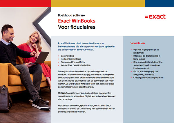 Exact WinBooks voor Accountancy