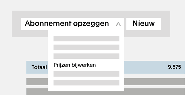 Tussentijdse wijzigingen