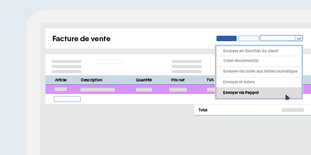 E-facturation toujours incluse