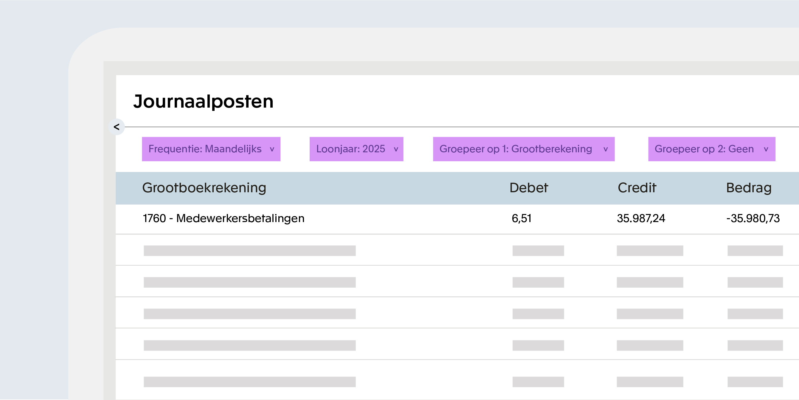 Integreer de salarisadministratie met de boekhouding