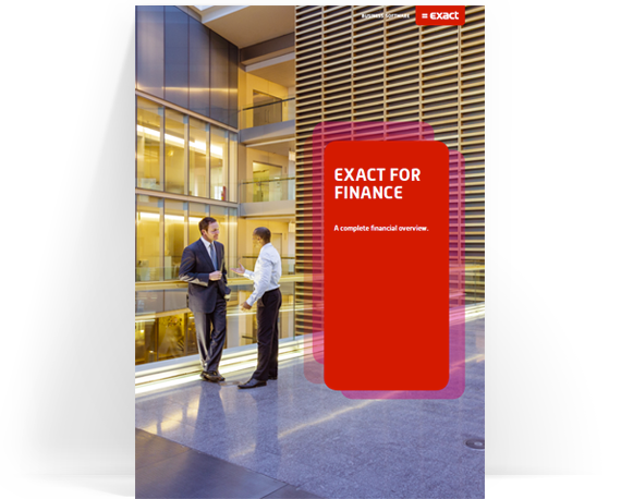 Brochure: Exact for Finance