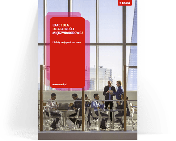 Broszura: Exact dla działalności międzynarodowej