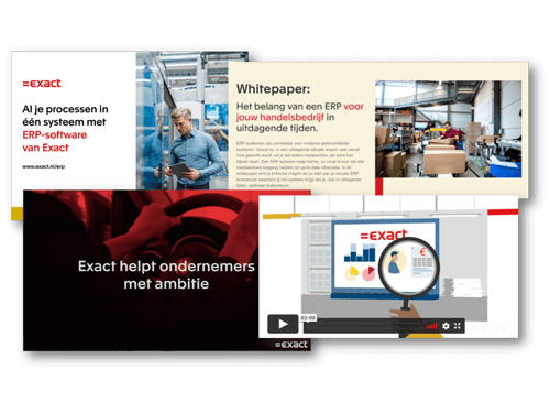 Informatie pakket Exact voor Finance