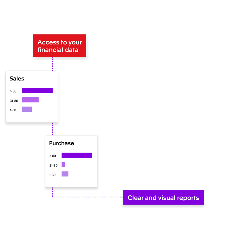 Clear, visual reports