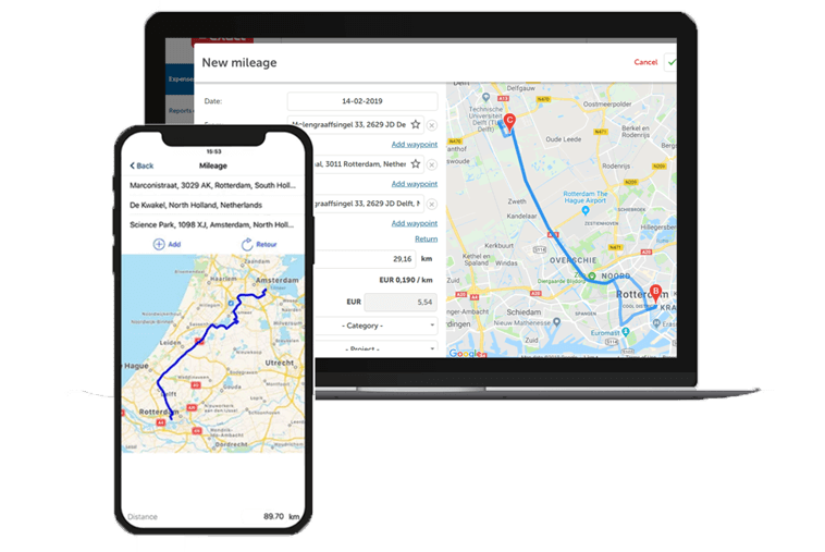 Smart kilometer registration