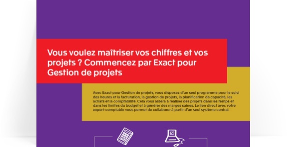 Infographie: Exact pour Gestion de Projets