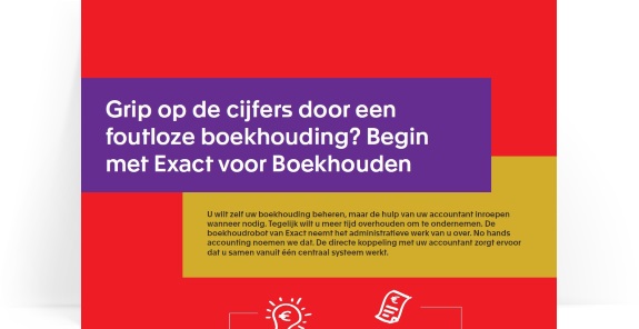 Infographic: Exact Online Boekhouden