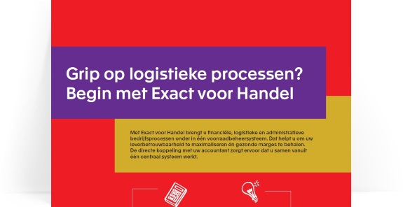 Infographic: Exact Online Handel