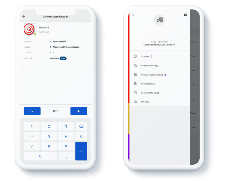 Exact Online Voorraadbeheer app