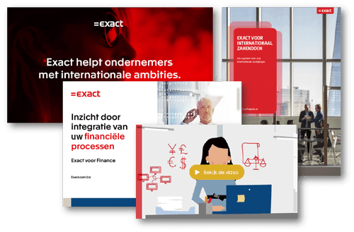 Informatie pakket Exact voor Finance