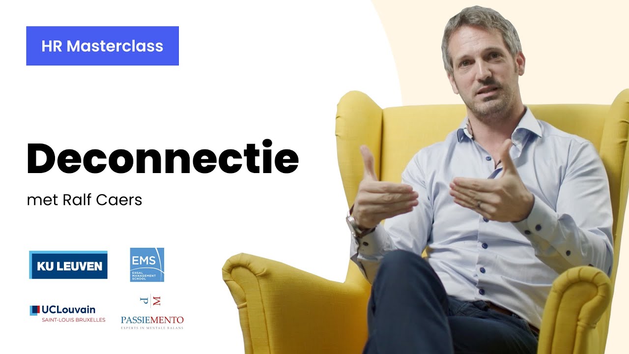 HR Masterclass Officient Deconnectie