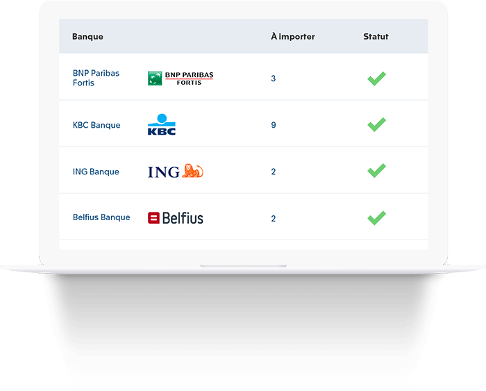 Interface automatique avec votre banque