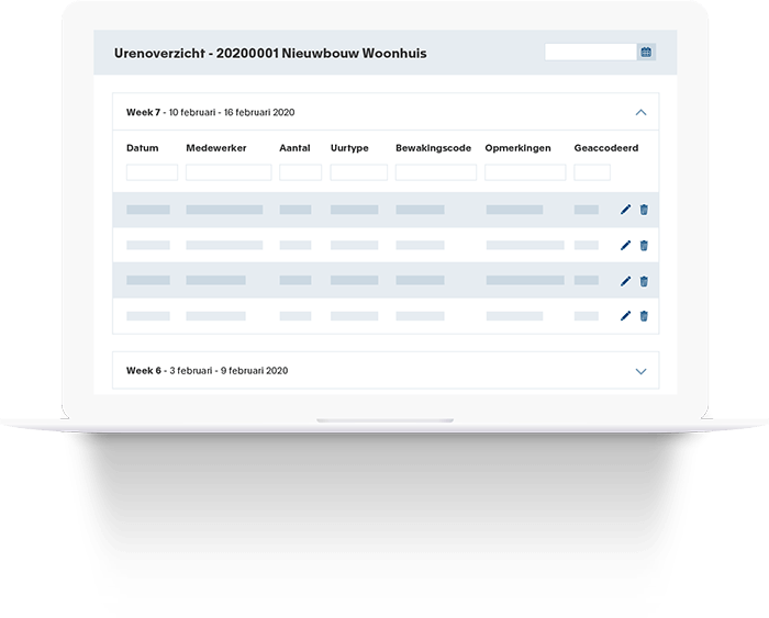 Online urenregistratie 