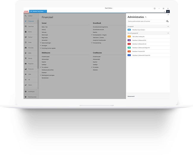 Exact Globe+ is Future-proof software