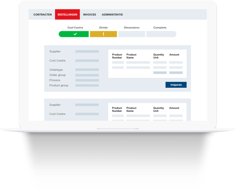 Control the entire order process 