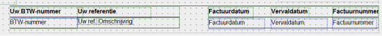 Factuur lay-out btw-nummer