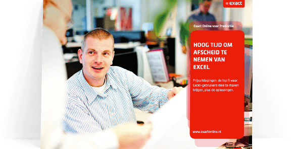 Snelgids - Productie - Neem afscheid van Excel