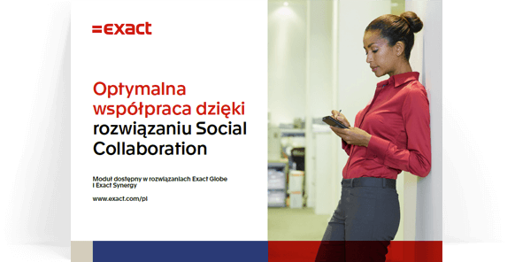  Broszura: Exact Globe/ Synergy - Social Collaboration